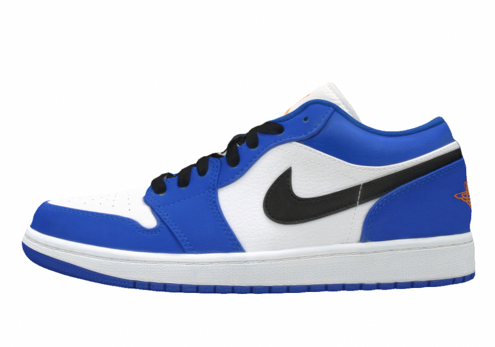 JORDAN 1 Low Hyper Royal Orange Peel POIZON