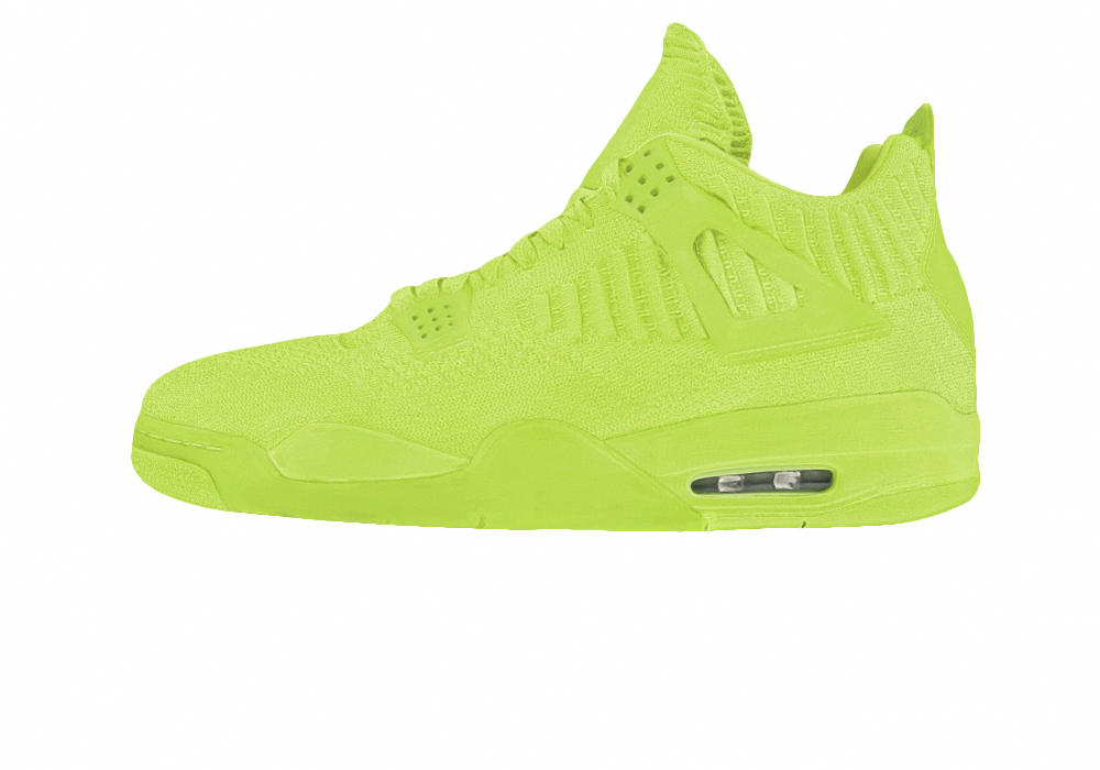 JORDAN 4 Retro Flyknit Volt POIZON